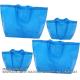 Woven Shopping Tote Bags With Handles Multi Color Cloth Fabric Reusable Totes Bulk, Neon Party Supplies