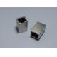 Top Entry Vertical RJ45 Female Jack , RJ45 PCB Mount Connector For Hub / PC Cards