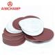 Red Round Sanding Disc 5 Inch 125mm Aluminum Oxide Sand Paper 6 inch 150mm