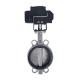 High Temperature Stainless Steel Hard Sealed Clamp Butterfly Valve with Turbine Drive