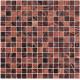 Good quality glass mosaic mix pattern deep brown blend color