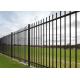 2 Rail Steel Fence With 1” Picket 1 ¾” Rail Of The Fence Panel And 2 1/2” Posts