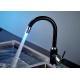 Brass Water Sensor LED Kitchen Faucets 360 Degree Swivel ROVATE 6652-1