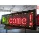 Traffice Car Scrolling Remote Control LED Sign Board 1R1G1B Yellow And Red Color