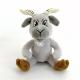 Cute Holiday Gift Children Play Baby Sheep Plush Toy Super Soft Grey Stuffed Goat Toy