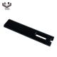 Black Anodizing Extruded Aluminum 6063-T5 machined pole for wall clock support