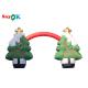 OEM  Oxford Cloth 9x5mH Inflatable Christmas Tree Arch