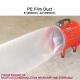 Marine Maintenance 400mm *150m Roll Shape Ventilation Plastic Film Air Duct, PE Lay Flat Tubing