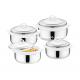8pcs Brand New soup pot for home hotel and restaurants 304 stainless steel casserole cookware sets
