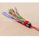 Multicolored beautiful shiny silk tassels trimming fringe for home textiles decoration