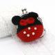 Red Wool Cute Doll Keychain Hand Woven Handie Bag shape With Pearl