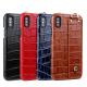 100% Genuine Crocodile Leather Mobile Phone Case for iPhone 15 Pro Max With Holder