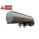 3 - Axle 36000 L Full Volume Mobile Fuel Trailers Stainless Steel Tank Trailer