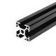 6063 T3 T5 T8 10mm Black Anodized T Slot Aluminum Alloy Profiles For Economical Sliding Windows