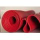 Red Solid Platinum Cured Silicone Sheet Textured Finish For Food Processing Industries