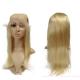 Blonde Color Brazilian Human Hair Lace Front Wigs With Baby Hairline 10 Inch-30