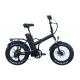 Folding aluminum alloy electric bike fat tire removable battery 20 bicycle for adult with suspension