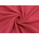 420GSM Micro Velvet Fabric / Toys Anti Pilling Rose Red Velvet Material