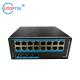 UT416GM-SFP L2 Managed Industrial 4x1000M SFP+16x10/100/1000M RJ45+1xConsole port, DIN Rail,-40 ~+85 ℃ Ethernet Switch