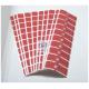 Red Against Burglar Magnetic Security Labels With Anti - Magnet Impact