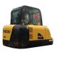 White HYUNDAI Front Glass Right Side Position No.8 Excavator Glass Replacement
