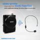 Voice Amplify Cordless Microphone Headset With U Disk Micro TF Card Music Playing