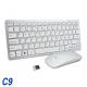 Full Size Wireless Keyboard And Mouse Combo 2.4G Stable Connection Adjustable DPI