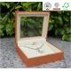 promotional professional custom made packing box for necklaces certificated by ISO BV SGS,can print the company LOGO