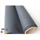 Black PU Coated Fiberglass Fabric Cloth Roll Fireproof Insulation Woven Fabric