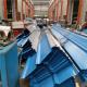 760mm seaming type blue corrugated steel sheet with 0.426mm for roof tile
