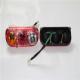 Three Color Square Led Tail Lights , Small Car Led Tail Lights Energy Saving