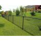 Diamond Pattern Chain Link Security Fence / Durable Hurricane Fence Panels