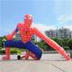 Customized Tarpaulin Polyester Inflatable Spiderman Display for Advertising Promotional