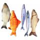 Floppy Fish For Cats Fish Shape Realistic Fluffy Catnip Doll Interactive
