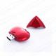 Red Heart Shape Plastic USB Flash Drive, Valentine's Day Gifts Love Heart USB Memory Stick