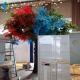 Colorful Fake Ficus Plant For Wedding / Mall Opening Decoration 4m Height