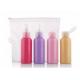 4 in 1 20ml 30ml Travel Bottle Set Colorful Plastic Cosmetic Makeup Bottle