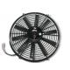 120w 14 Inch Universal Radiator Cooling Fan Plastic Material In Black