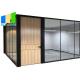 Full Height Room Dividers Fixed Glass Partition Office Soundproof Removable Wall