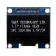 SPI Interface OLED Display 1.3 Inch OLED I2c 7 Pin With SH1106 Driver IC