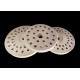 Refractory Porous Aluminum Oxide Ceramic , Alumina Ceramic Disc For Radiant Heater