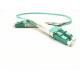 Push Pull Tab Fiber Optical Patch Cord LC Uniboot OM3 For High Density Cabling