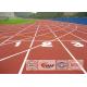 Waterborne Tartan Track Surface , Synthetic Athletic Track Flooring 13mm Thickness