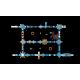 46x76 Meter Floating Inflatable Water Slide And Obstacle Course Aqua Park For Summer