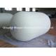 High Pressure White Floating Dock Fenders / Air Filled Floating Fender For Harbor And Ports