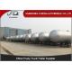 52000 Liters LPG Tank Trailer Mechanical / Air Suspension Max Payload 25 Tons