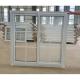 Single Glass Tempered Glazed UPVC Sliding Window And Door With Grill Mosquito Mesh