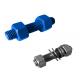 ASME B18.31 Fluoro Blue Or HDG Carbon Coating Hex Bolt And Nuts