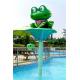 Kids Aqua Park Equipment Water Squirting Animals Standing On A Pole