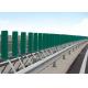 High Strength Anti Dazzling FRP Fencing Guardrails Installed On Highway For Safety